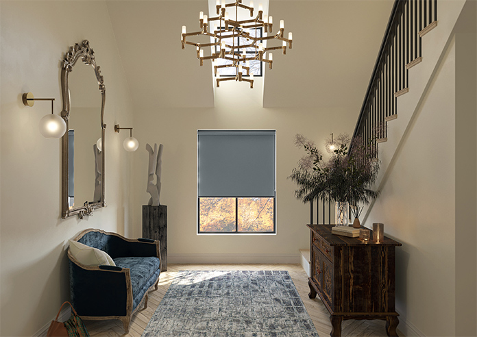 Levant (FR Blackout), Steel Grey - Roller Blind - Image 8